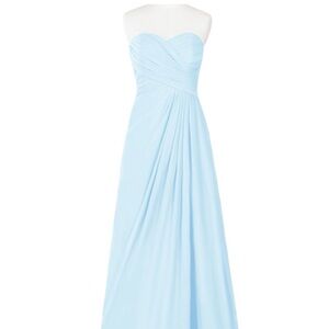 Azazie Arabella Allure in Mist - strapless dress size 2 - NWT